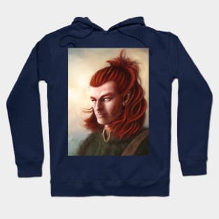 Wild Elf Golden Cat Eye Portrait Hoodie